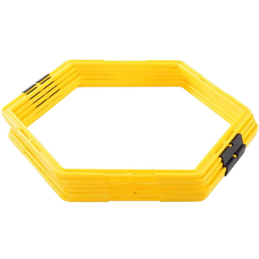 Argola Grade Hexagonal de Agilidade 6 Unidades Amarela