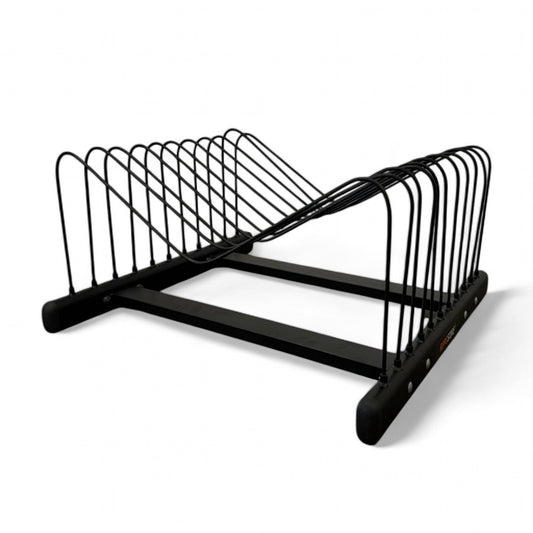 Expositor Suporte para 10 Colchonetes Preto