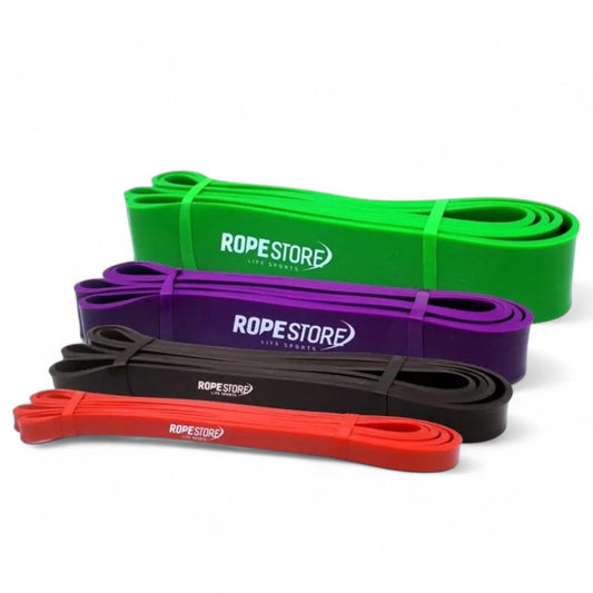 Kit 4 Super Band Rope Store Elásticos Extra Leve, Leve, Médio e Forte