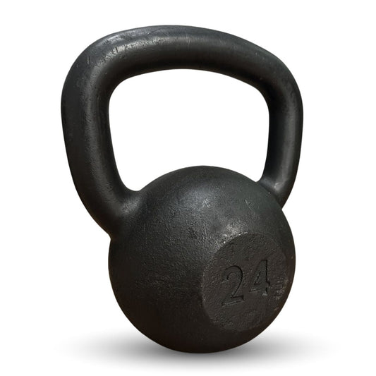 Kettlebell Pintado Ferro Fundido Preto