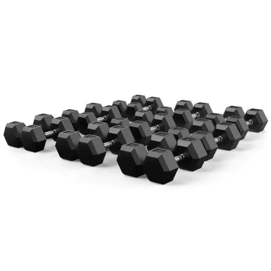 Kit Halteres Sextavados 10 a 25 kg Par