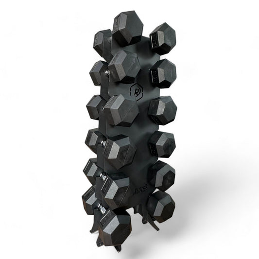 Kit Halteres Sextavados 12,5 a 25 kg Par com Suporte