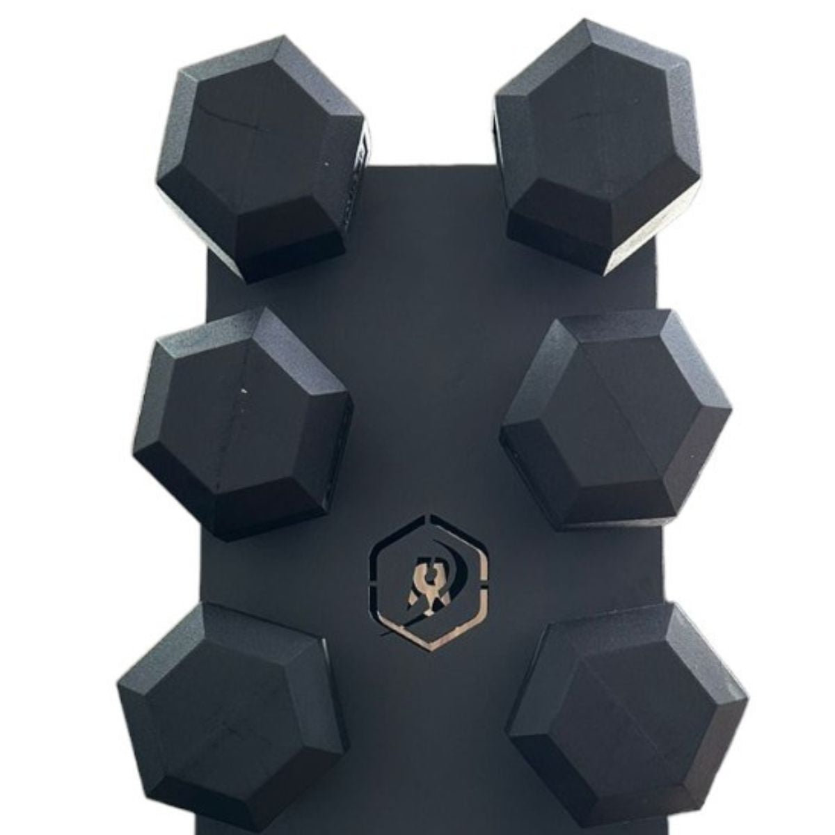 Kit Halteres Sextavados 12,5 a 25 kg Par com Suporte