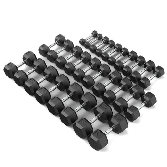 Kit Halteres Sextavados 1 a 20 kg Par