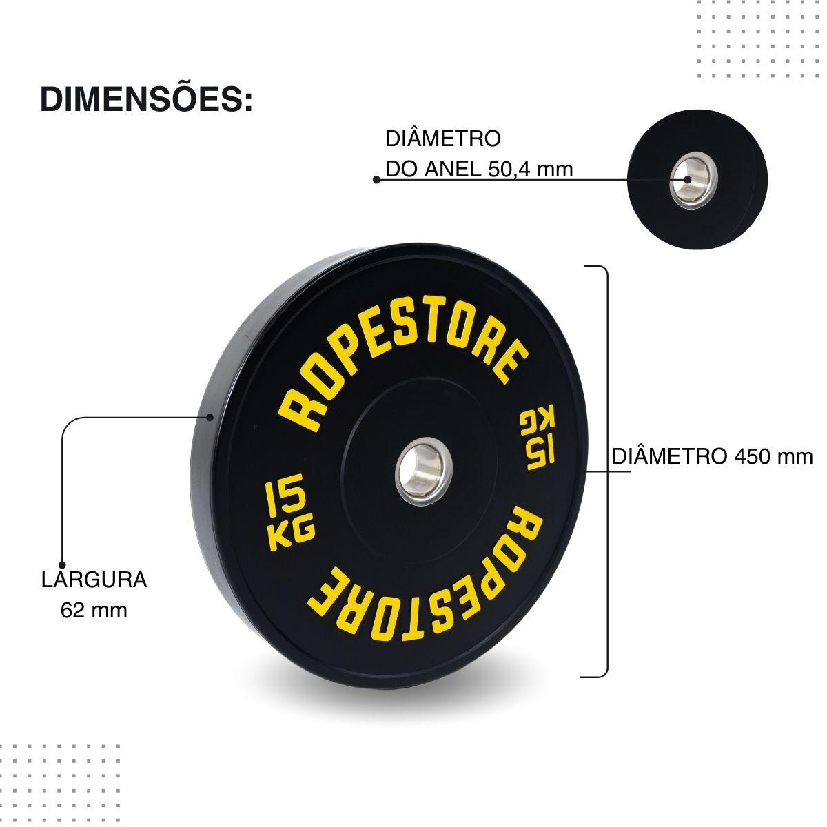 Kit Home Box Anilha Olímpica Bumper 50 kg + 1 Barra Olímpica Masculina Cerakote 20kg BC-20H