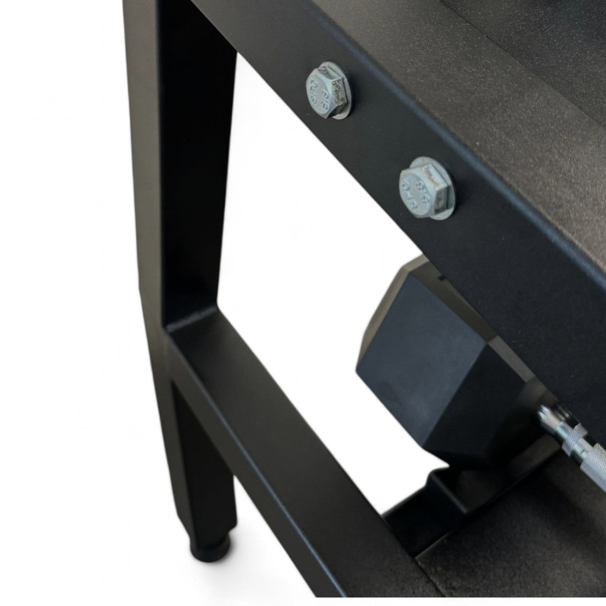 Kit Halteres Sextavados de 10 a 32,5 kg com Suporte Grande