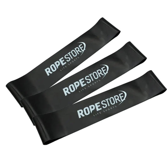 Kit Mini Bands Tensão Extra Forte Preta Rope Store 3 Unidades