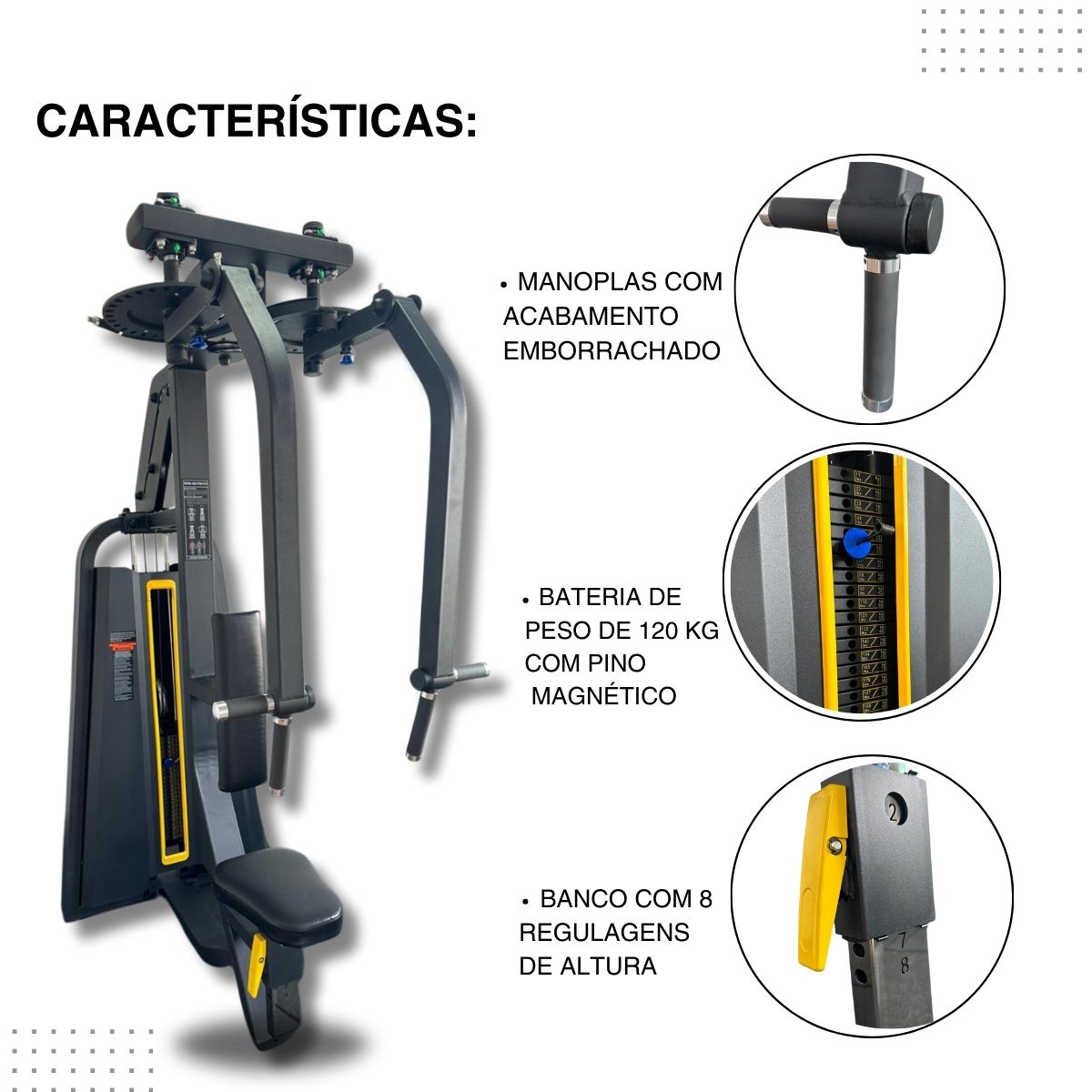 Peck Fly Voador Peitoral Dorsal Linha Hard