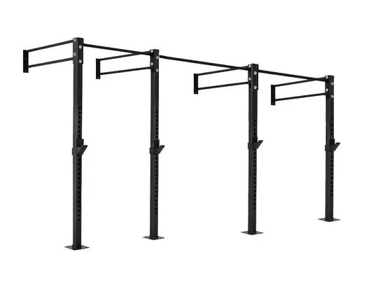 Power Rack Parede 2.4mt Rs3 Preto Fosco Texturizado