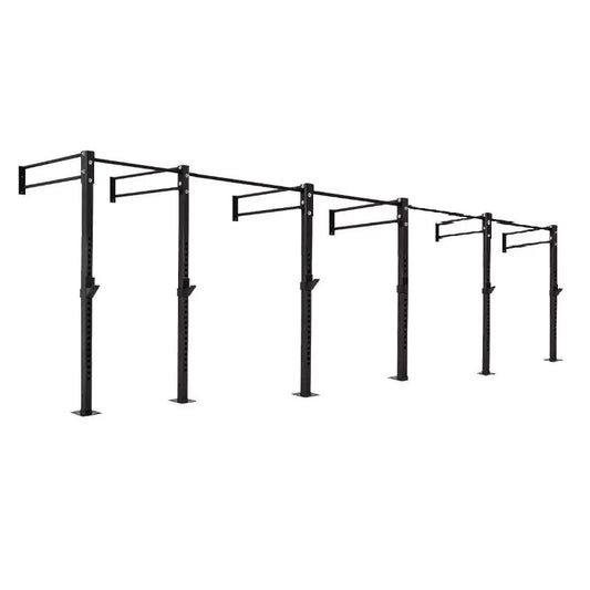 Power Rack Parede 2.4mt Rs5 Preto Fosco Texturizado