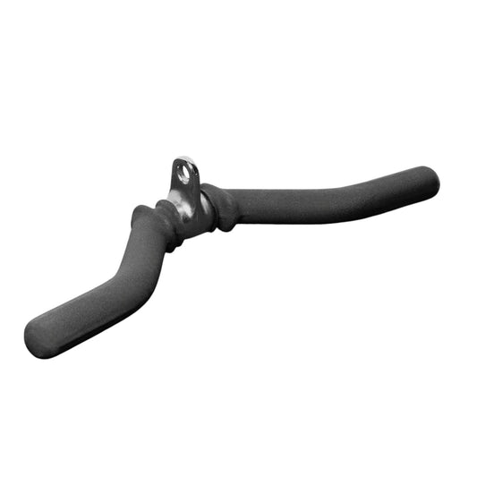Puxador em V 45 cm Revestido Preto Maciço com Giro