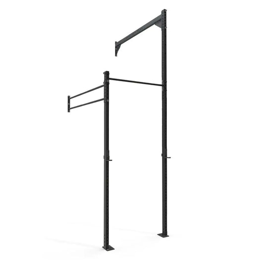 Rack de Parede Wall Mounted Preto Fosco Texturizado