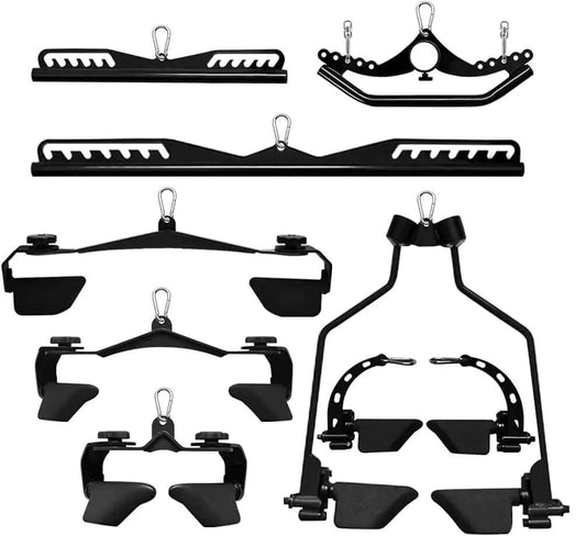 Kit Puxadores Reguláveis Anatômicos Mag Grips  Preto