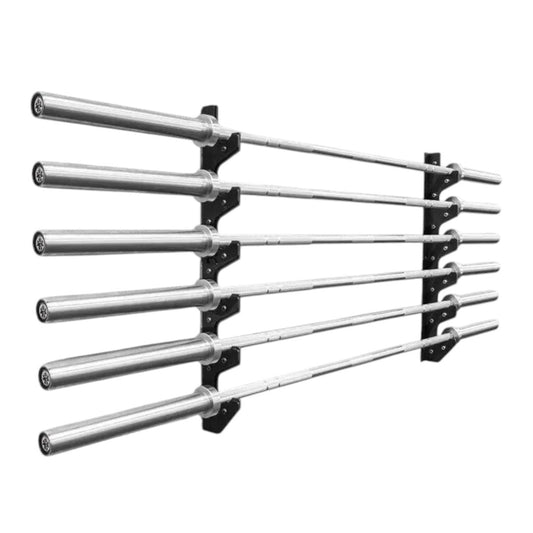 Suporte de Parede para 6 Barras Olímpicas